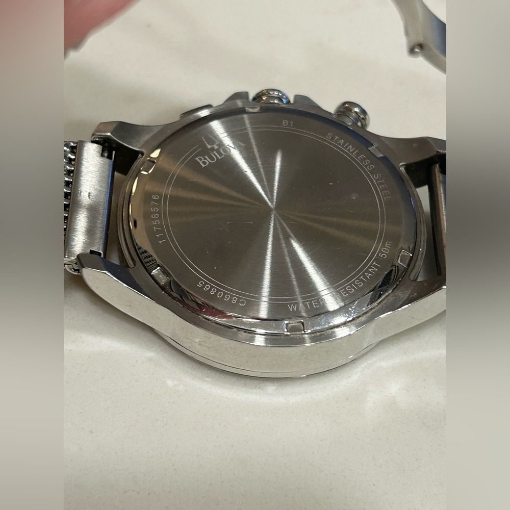 Bulova 96B139 Wrist Watch Men 44mm Tachymeter - Picture 4 of 13